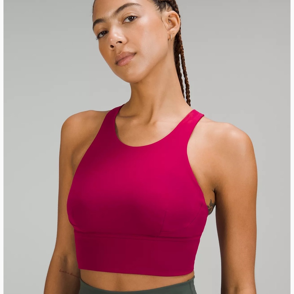 Lululemon Pink Longline Bra